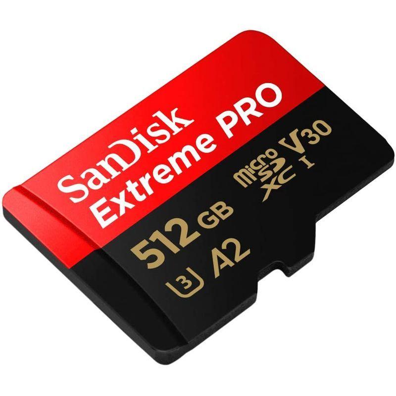 マイクロSD 512GB サンディスク Extreme PRO microSDXC A2 SDSQXCZ-512G 海外パッケージ品｜strageriku｜03