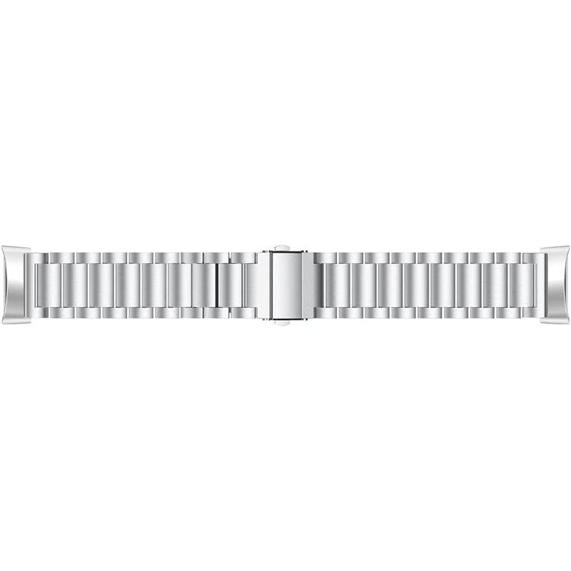 Fitbit Charge5 専用バンド 交換ベルト スチール製 工具付き 簡単取り付け 防水 防汗 軽量 ビジネス (シルバー)｜strageriku｜06