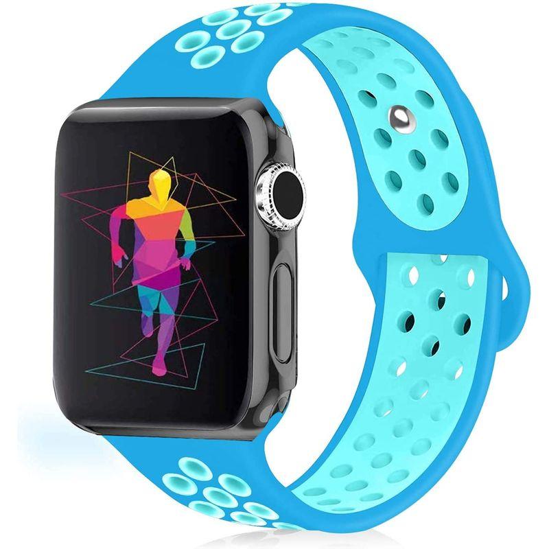 Apple Watch バンド アップルウォッチ バンド ベルト 42 44 45mm対応 シリコン製 2色 Series  :20221212194545-00287:ストレージリク 通販 