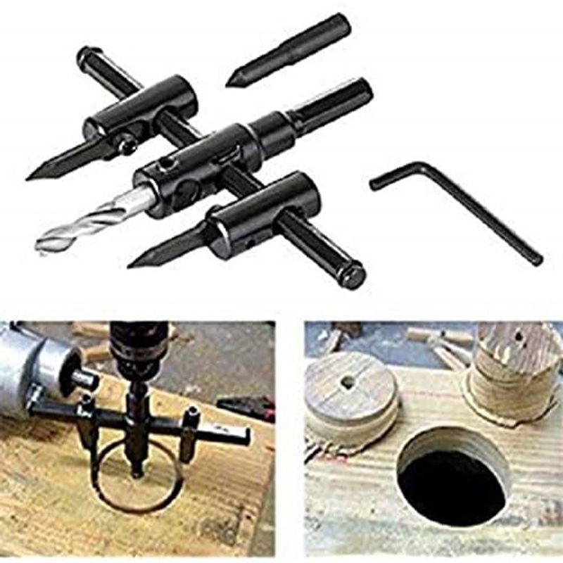 NEYORIKA サークルカッター 円形カッター 自在錐 替え刃 調整可能 40 ? 200mm 銀 20230628000618