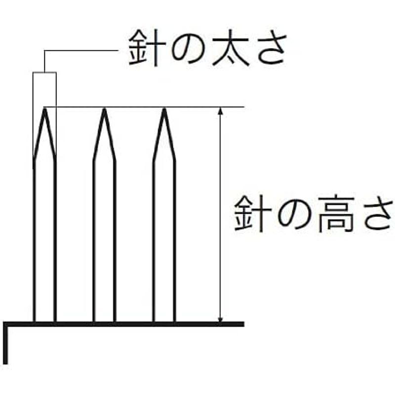 石?剣山 ハナカツ 丸剣山 豆大 セイフティタイプ(鎖付) 真鍮針 103｜strageriku｜03