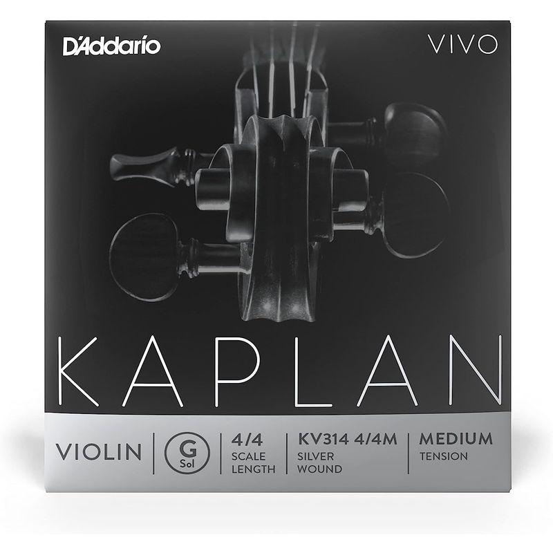 D'Addario ダダリオ バイオリン用 バラ弦 Kaplan Vivo G線 KV314 4/4M Medium Tension 国内正｜strageriku｜02