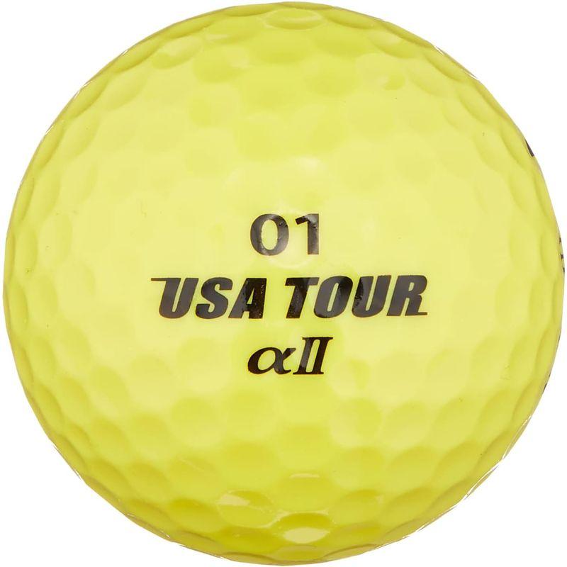 アサヒゴルフ USA TOUR αII 12P YELLOW｜strageriku｜02