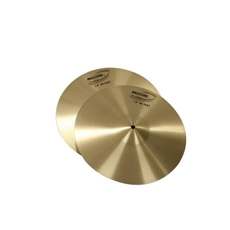 MAXTONE シンバル ハイハット 直径 14インチ 2枚セット CB-1412  