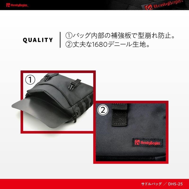 radeん HenlyBegins デイトナサイドバッグ 10リットル Amazon | ヘンリービギンズ(Henly Begins) デイトナ バイク