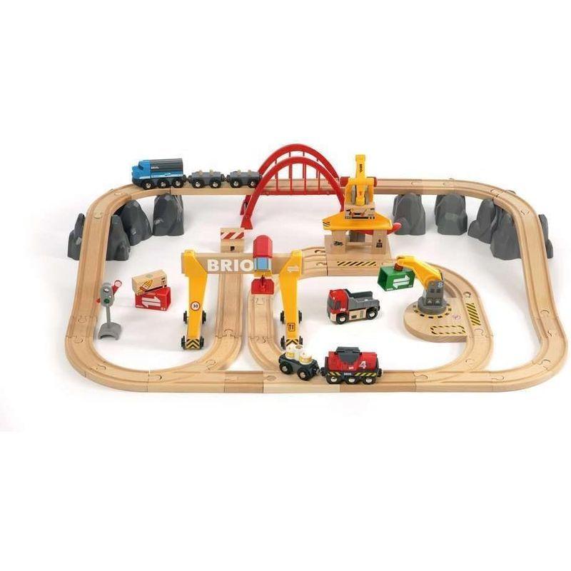 BRIO (ブリオ) WORLD カーゴレールデラックスセット 全54ピース BRIO (ブリオ) WORLD カーゴレールデラックスセット 全54ピース