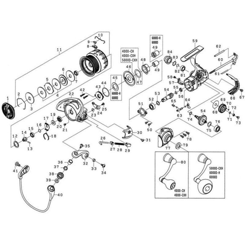 激安ネット通販店 ダイワ(DAIWA) 純正パーツ 18 ブラスト LT5000D-CXH スプール 部品番号 11 部品コード 128C81 0006510