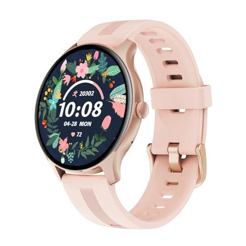 HUAKUA スマートウォッチ レディース iPhone アンドロイド対応 通・ HUAKUA スマートウォッチ レディース iPhone アンドロイド対応 通話