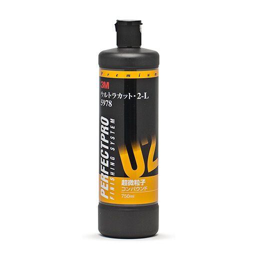 スリーエム(3M) コンパウンド ウルトラカット2-L 仕上げ用/液状 750ml 5978 STRAIGHT/03-5978 (3M/スリーエム)｜straight-toolcompany