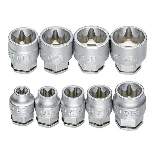 TOOL COMPANY STRAIGHT ヘクサロビュラレンチアダプター 9ピース TOOL COMPANY STRAIGHT ヘクサロビュラレンチアダプター 9ピース