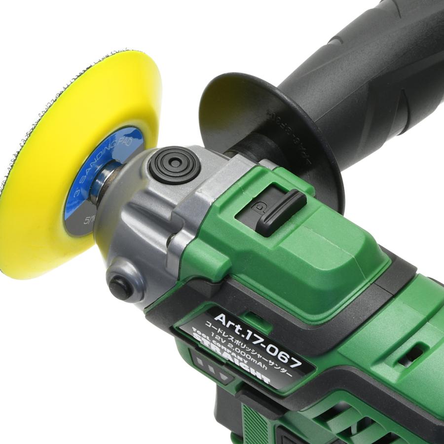 TOOL COMPANY STRAIGHT コードレスポリッシャーサンダー12V 専用 TOOL COMPANY STRAIGHT コードレスポリッシャーサンダー12V 専用