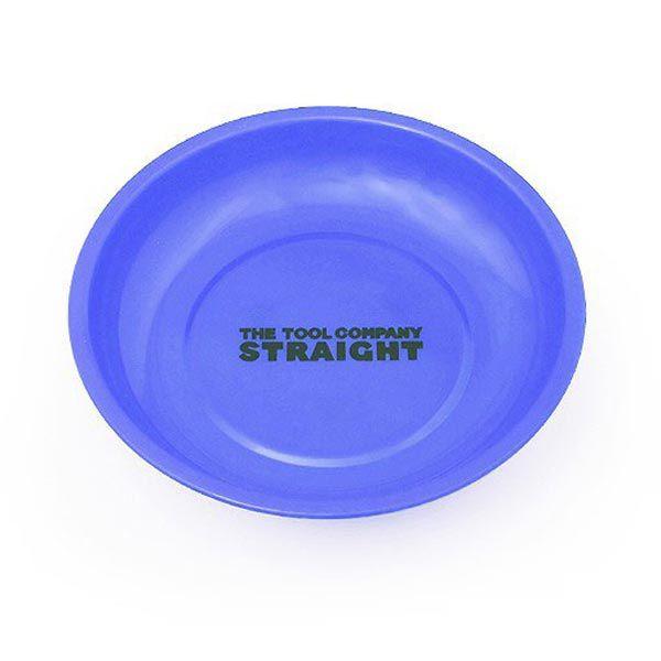 磁石皿 円形 プラスチックタイプ ブルー STRAIGHT 19-703 (STRAIGHT ストレート)