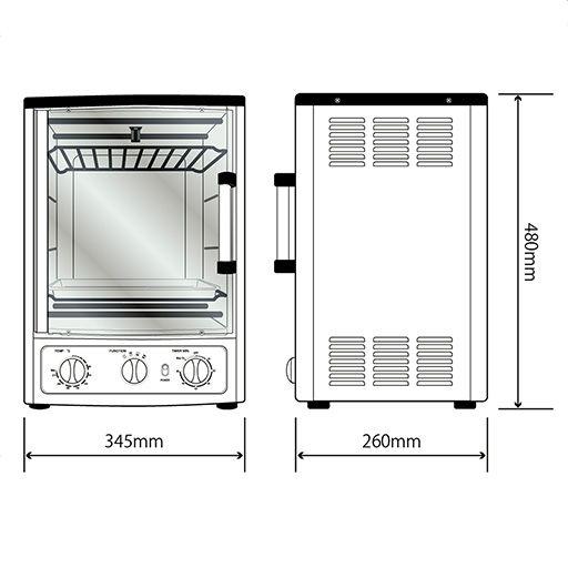 カーベック(CARVEK) 小型焼付乾燥器 (CV-Junior) STRAIGHT/36-0100