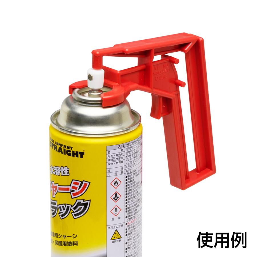 TOOL COMPANY STRAIGHT スプレー缶ハンドル レッド 円柱型 TOOL COMPANY STRAIGHT スプレー缶ハンドル レッド 円柱型