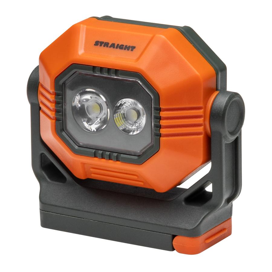 LEDミニ投光器900Lm 充電式 STRAIGHT/38-9375 (STRAIGHT/ストレート)（Yahoo!・整備工具のストレート）