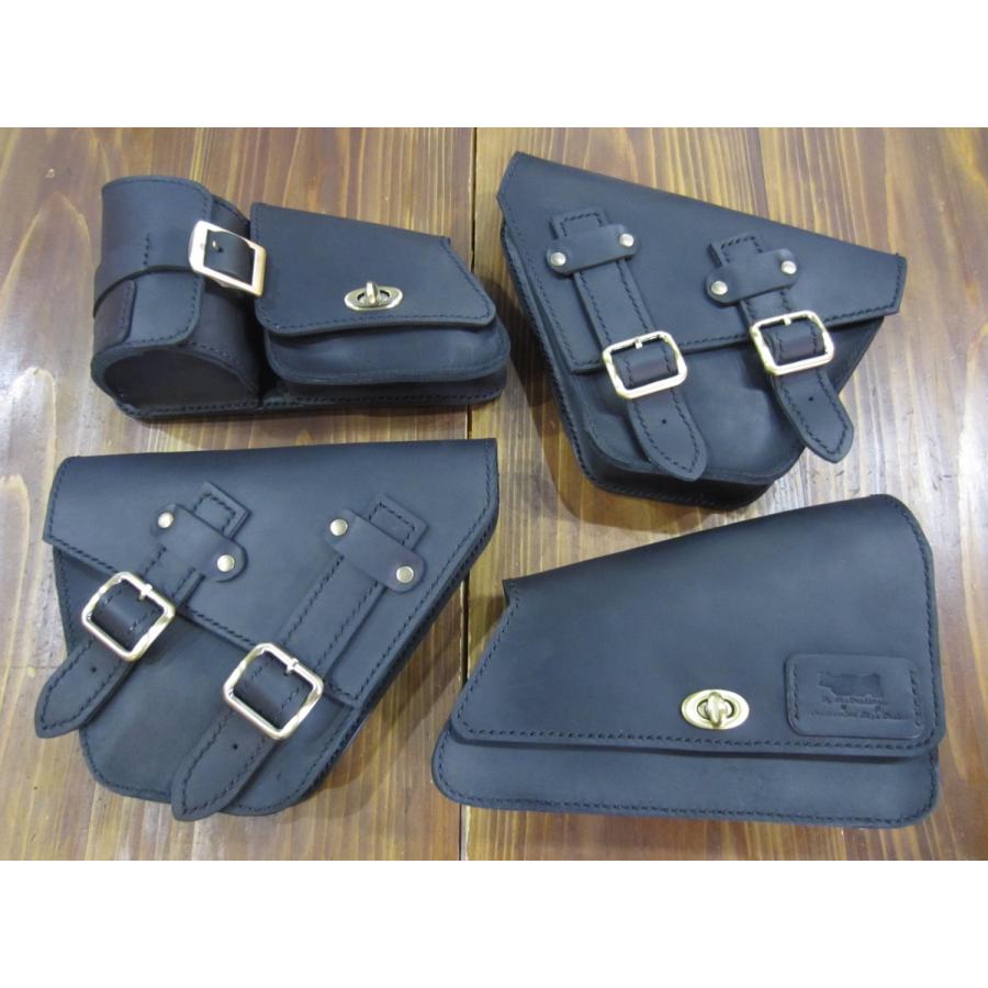 レブル250用　ストレイン製　本革サイドバッグ4点セット レブル250用ストレイン製本革サイドバッグ4点セット