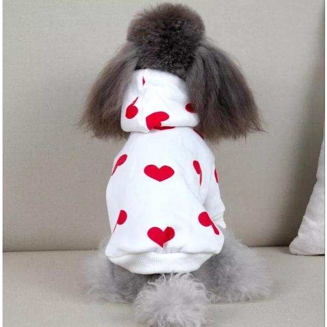 ハート柄 ハート フーディ 裏起毛 ホワイト ピンク アースカラー 秋冬