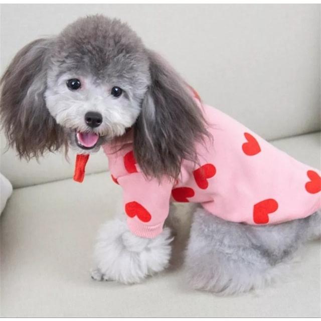 ハート柄 ハート フーディ 裏起毛 ホワイト ピンク アースカラー 秋冬