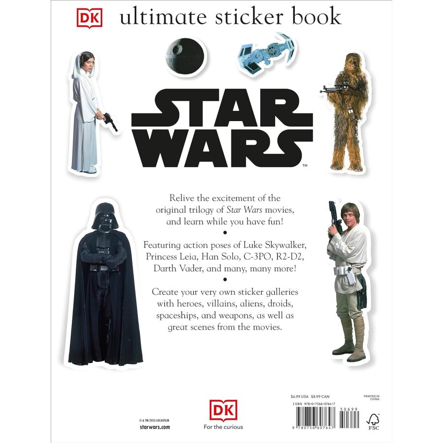 スターウォーズ オフィシャルステッカーブック 英語 Star Wars