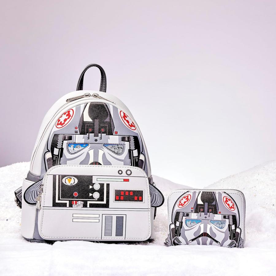 日本未発売 スターウォーズ スノーウォーカー ミニバックパック Loungefly Star Wars Tie Fighter Lenticular Mini Backpack｜strangely｜07
