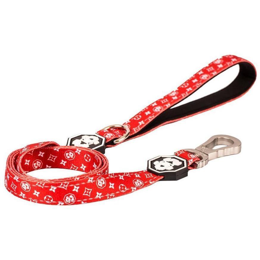FRESH PAWZ MONOGRAM HYPE LEASH モノグラム ハイプ レッド リード 犬 大型犬 中型犬 小型犬 インポート 海外ブランド ストリート ファッション