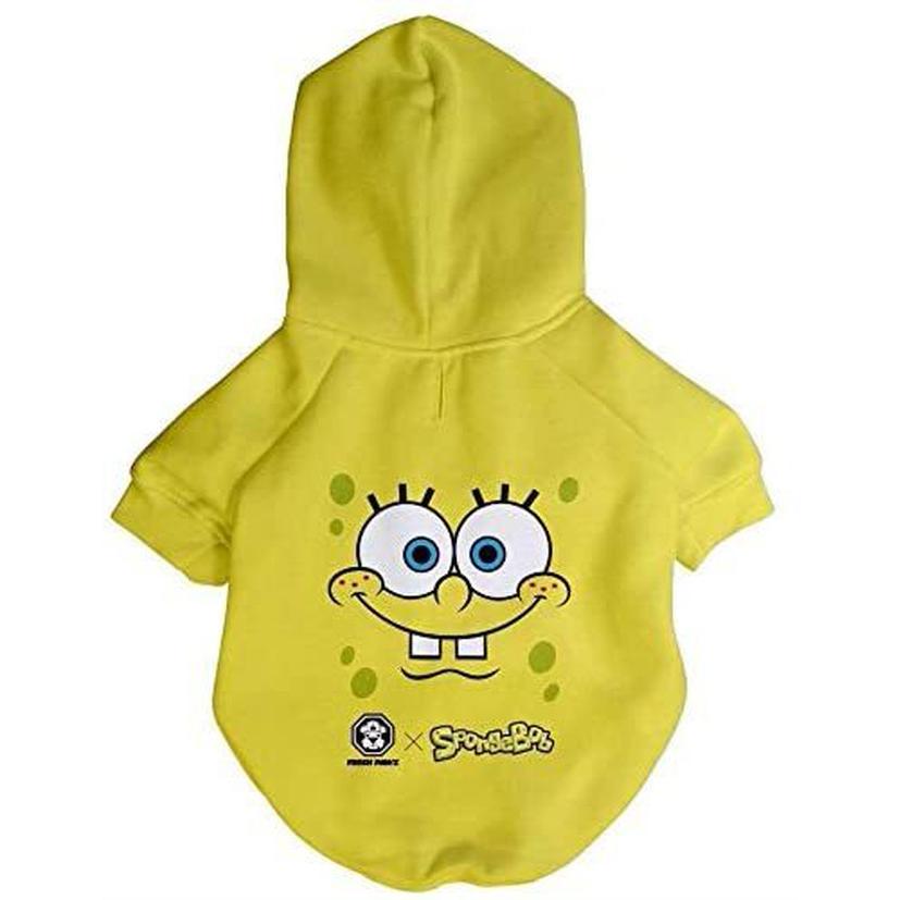 SPONGEBOB FRESH PAWZ FACE HOODIE スポンジボブ コラボ フーディ 犬 服 限定 インポート 海外ブランド Nickelodeon ストリート ファッション