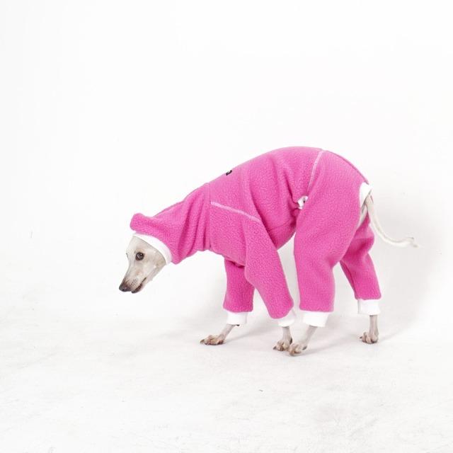 hosh イタグレ レーサー フリース ロンパース 犬 服 インポート