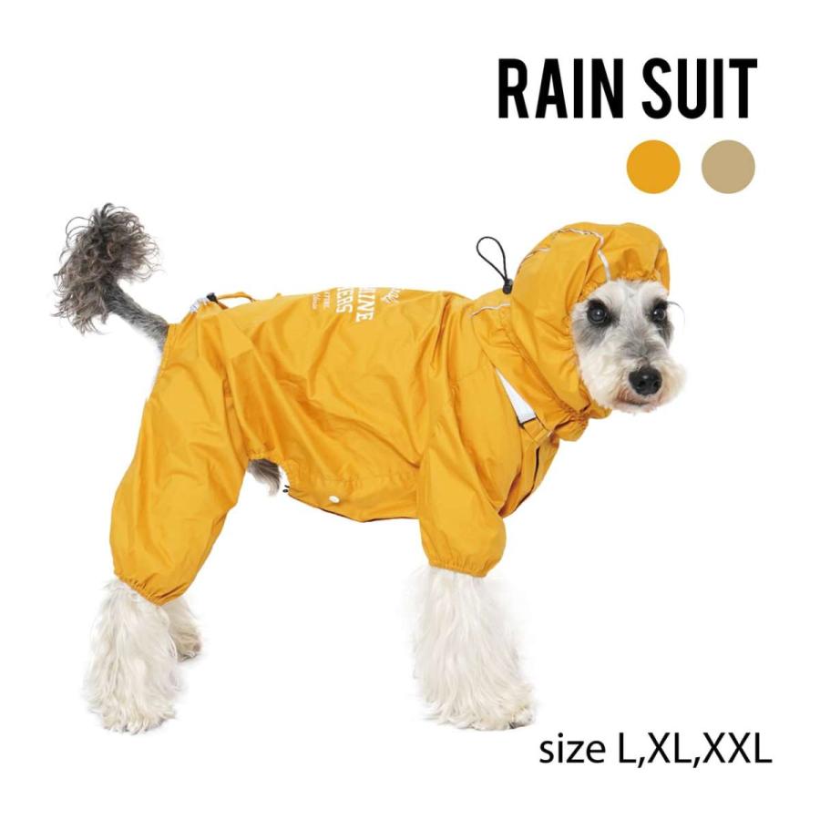 MANDARINE BROTHERS マンダリンブラザーズ レインスーツ レインコート 犬 小型犬 中型犬 大型犬 ドッグウェア 雨の日 RAIN SUIT
