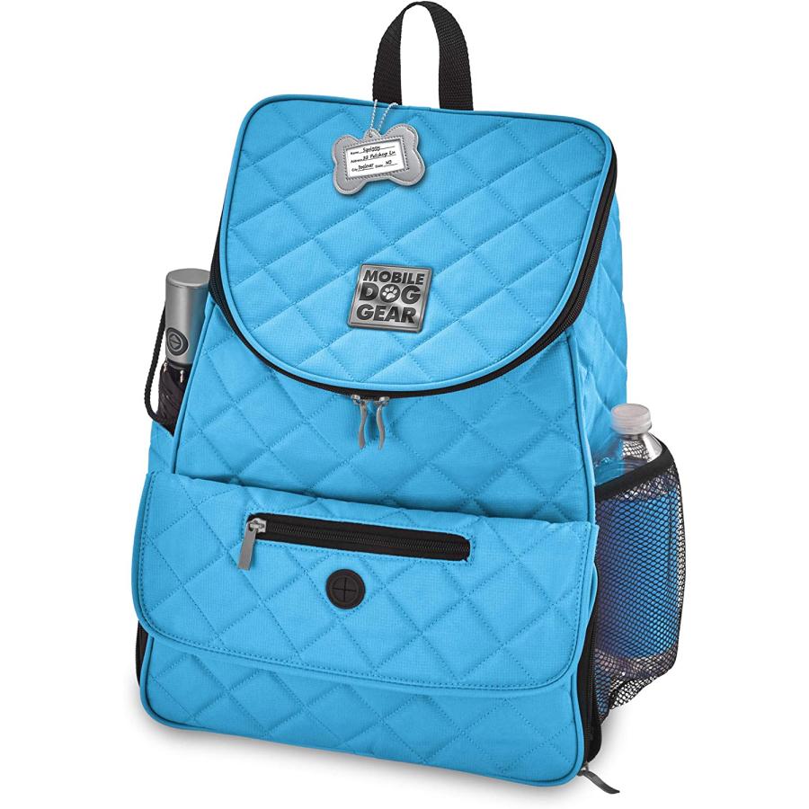 MOBILE DOG GEAR モバイル ドッグ ギア ペット用品 キャリー 旅行バッグ ドット 収納 機内持ち込み可 犬 猫 Patented Weekender Backpack-Light Blue |  | 02