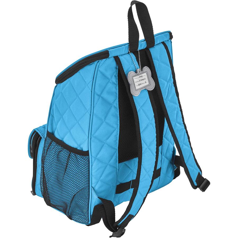 MOBILE DOG GEAR モバイル ドッグ ギア ペット用品 キャリー 旅行バッグ ドット 収納 機内持ち込み可 犬 猫 Patented Weekender Backpack-Light Blue |  | 03