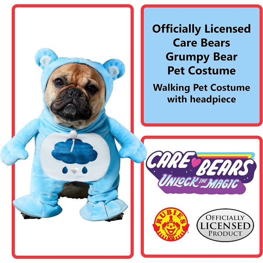 ケアベア 公式ライセンス RUBIE’S グランピーベア ペット用 着ぐるみ ドッグウェア ハロウィン コスチューム Care Bears Grumpy Bear Costume｜strangely｜03