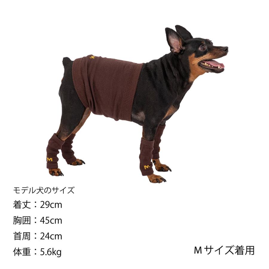犬好き　レディース　BLK M MANDARINE BROTHERS（マンダリンブラザーズ） レッグウォーマー 2023