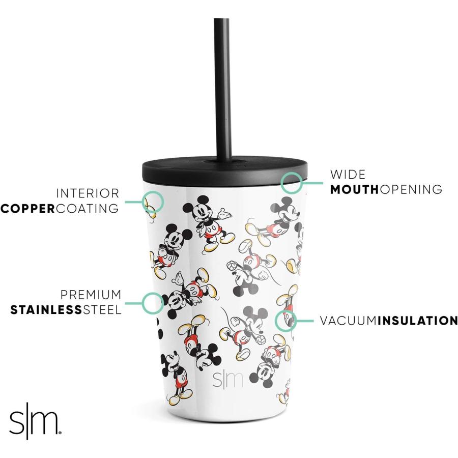 シンプルモダン ステンレスタンブラー キッズ ストロー付き 子供用 保温 保冷 ホットドリンク コールドドリンク Simple Modern Kids Classic Tumbler - 12oz_15