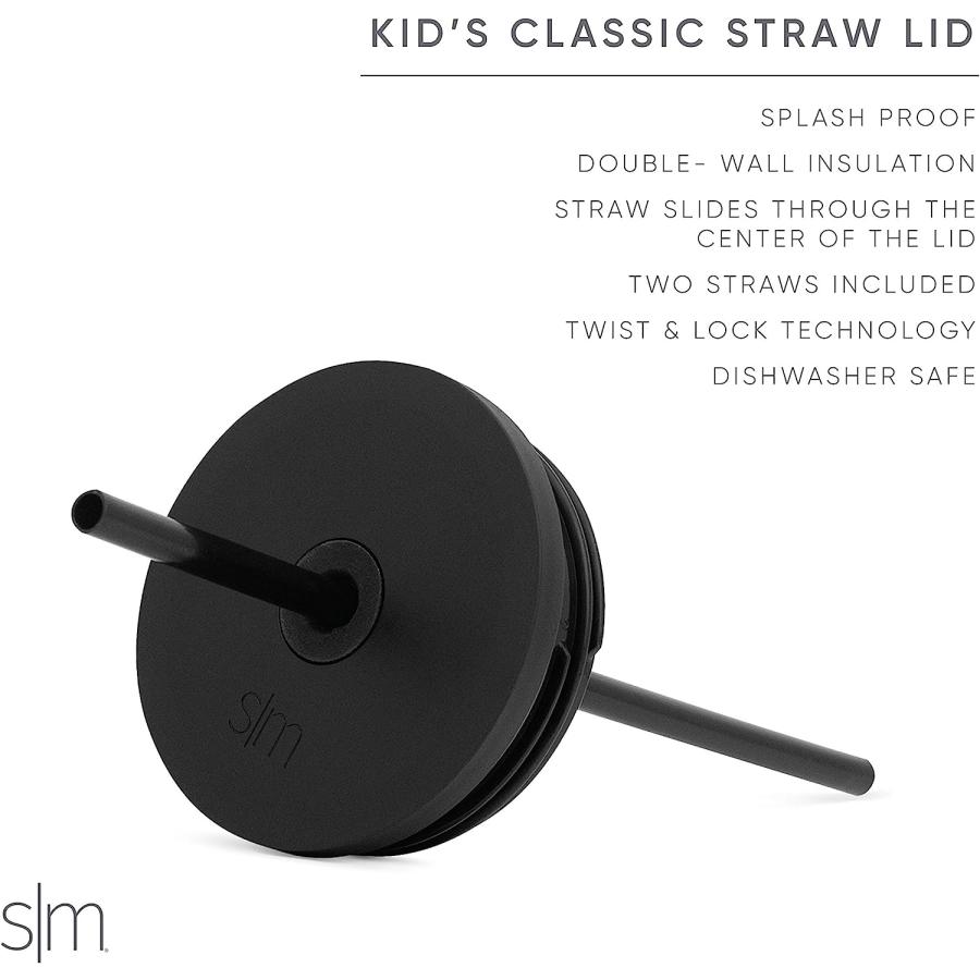 シンプルモダン ステンレスタンブラー キッズ ストロー付き 子供用 保温 保冷 ホットドリンク コールドドリンク Simple Modern Kids Classic Tumbler - 12oz_16