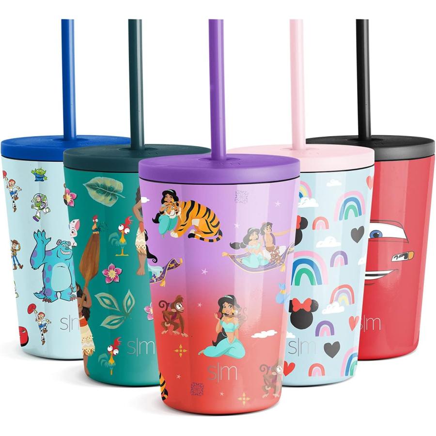 シンプルモダン ステンレスタンブラー キッズ ストロー付き 子供用 保温 保冷 ホットドリンク コールドドリンク Simple Modern Kids Classic Tumbler - 12oz_1