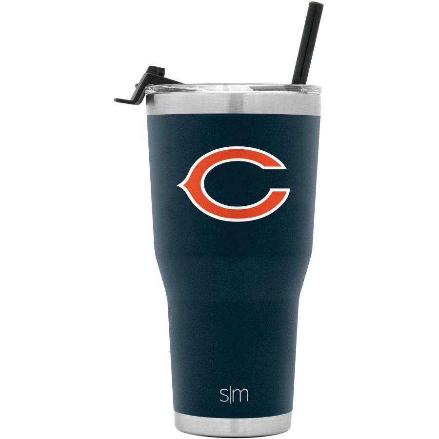 NFL アメフト Packers ドリンクカップ ストロー付き シンプルモダン NFLオフィシャルライセンス クルーザータンブラー フタ