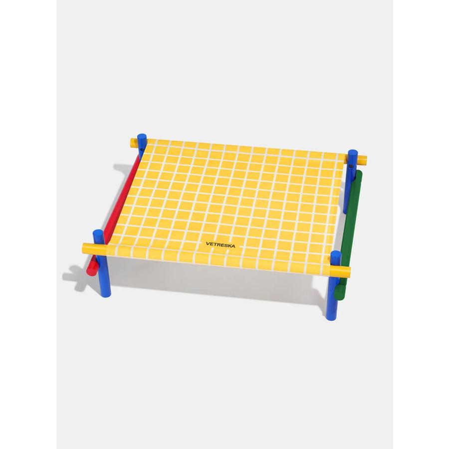 VETRESKA ベトレスカ MoMA クロマ ペット用ベッド ドット柄 犬猫 ペット用品 デザイナーズ 海外取寄 CHROMA ELEVATED PET BED YELLOW_1
