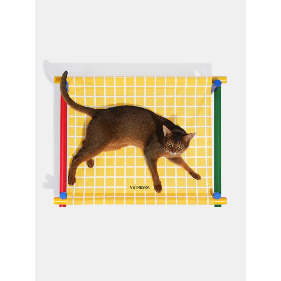 VETRESKA ベトレスカ MoMA クロマ ペット用ベッド ドット柄 犬猫 ペット用品 デザイナーズ 海外取寄 CHROMA ELEVATED PET BED YELLOW_2