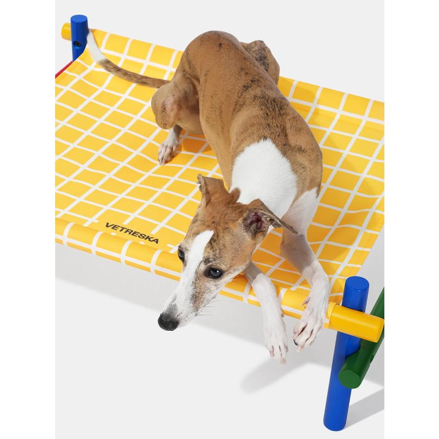 VETRESKA ベトレスカ MoMA クロマ ペット用ベッド ドット柄 犬猫 ペット用品 デザイナーズ 海外取寄 CHROMA ELEVATED PET BED YELLOW_6