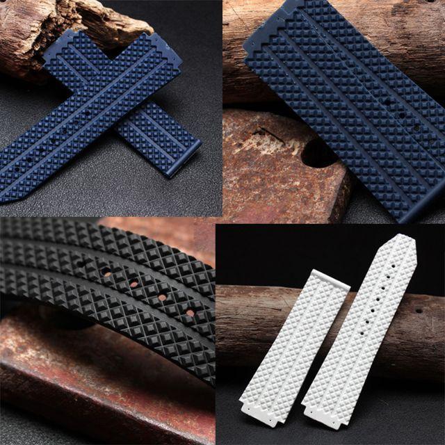 ウブロ ビッグバン用 社外品互換汎用 ラバーベルト 25x19mm ウブロ ビッグバン用 社外品互換汎用 ラバーベルト 25x19mm