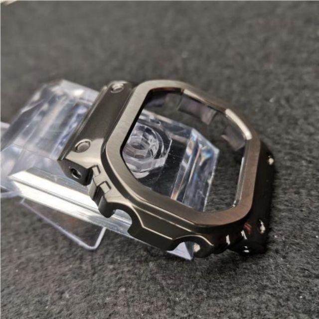 G-SHOCKカスタム用 互換汎用品 316Lステンレス ケースベルトセット DW-5600 GW-M5610 G-5600 G-5000 メタリックグレー｜strap24jp｜03