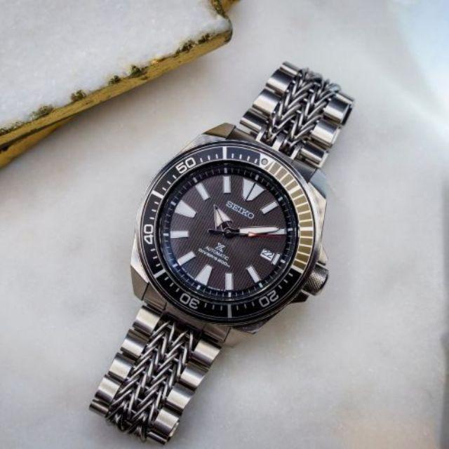 セイコー サムライ用 20mm 18mm ステンレス スチール ブレスレット Samurai レイザー ワイヤー 20mm セイコー サムライ用 18mm ステンレス スチール ブレスレット Samurai レイザー mm 5mm エンド