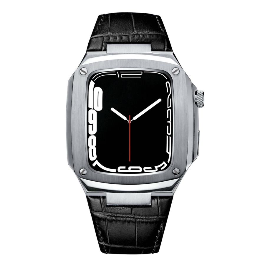 Apple watch アップルウォッチ ステンレスケース ラバーバンド series se 40mm 44mm 用 :b1467-01:STRAP24JP 通販 Gaas★Apple Watch ラバーバンド ケース アップルウォッチ