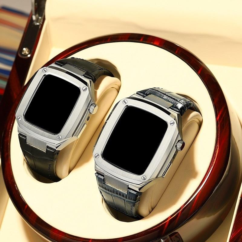 Apple watch アップルウォッチ ステンレスケース ラバーバンド series 