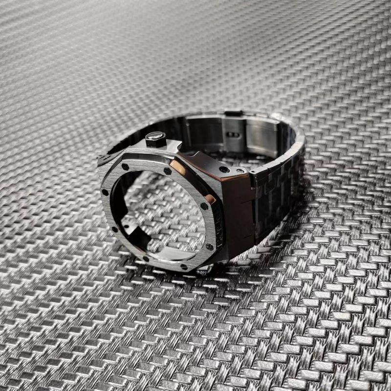 経典 GA-2100 APスタイル 2110用 ステンレスケース クラウン付き 金属