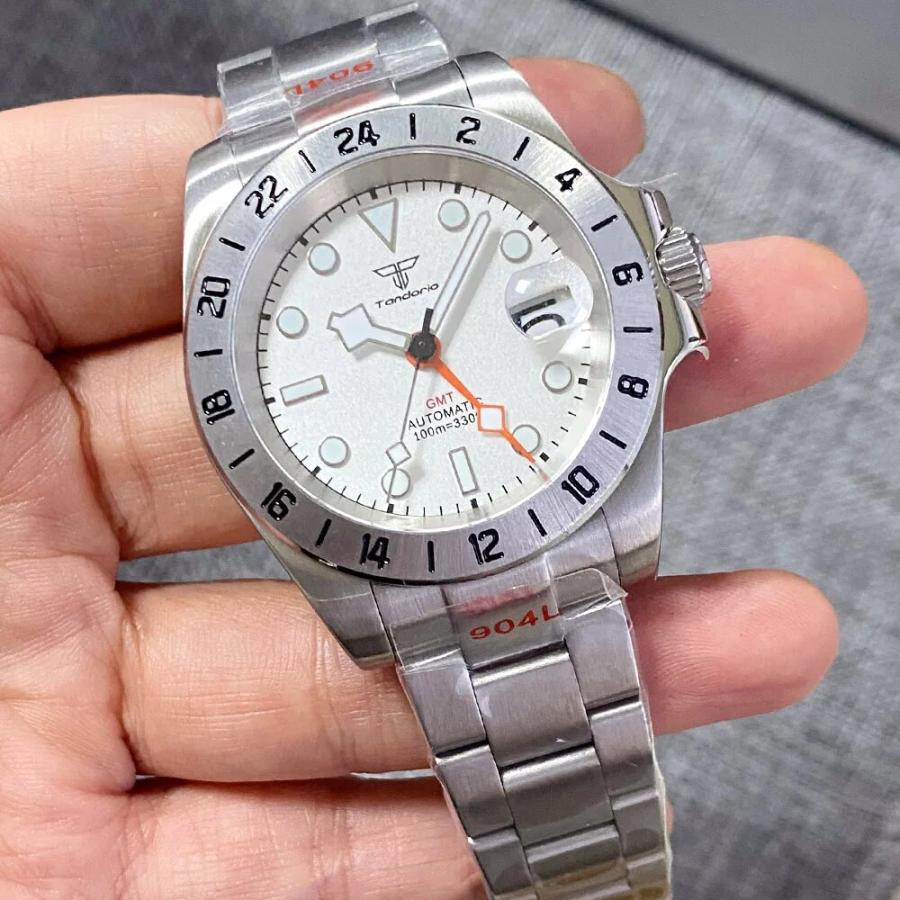 メンズ ウォッチ GMT スタイル NH35A セイコー ムーブメント 