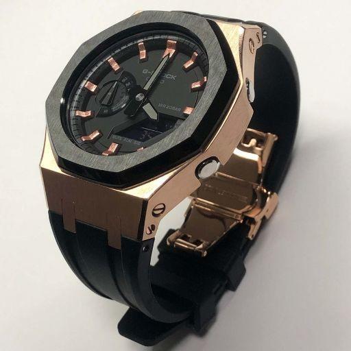 G-SHOCK G-shock Ga2100-1A1 カシオーク カスタムケース ローズ G-SHOCK G-shock Ga2100-1A1 カシオーク カスタムケース ローズ
