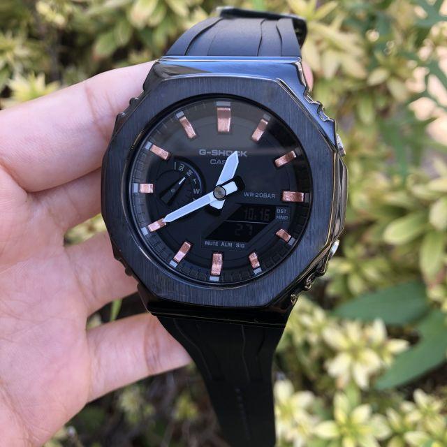 G-SHOCK G-shock カシオーク カスタムケース GA-2100-1A ローズ G-SHOCK G-shock カシオーク カスタムケース GA-2100-1A ローズ
