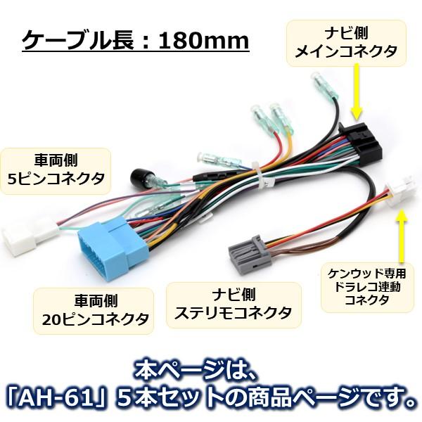 STREET（ストリート） ケンウッド スズキ ナビ取付ハーネス 5本セット