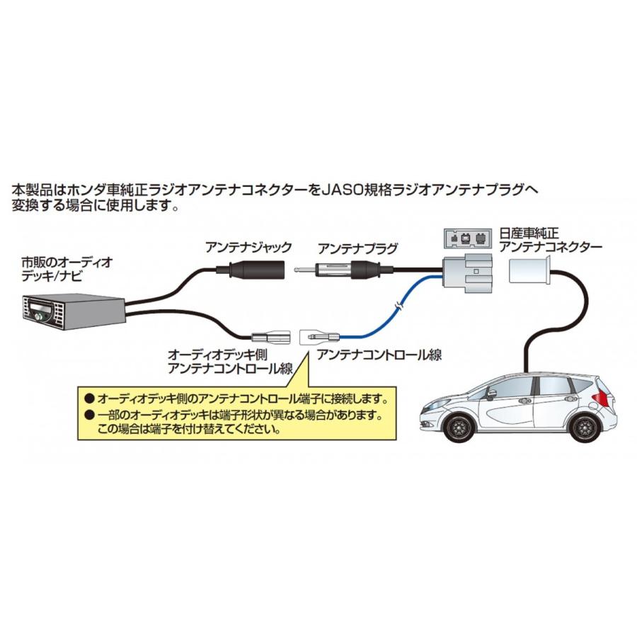 STREET（ストリート） 日産 ラジオアンテナ変換コード AH-30 : STRASSE